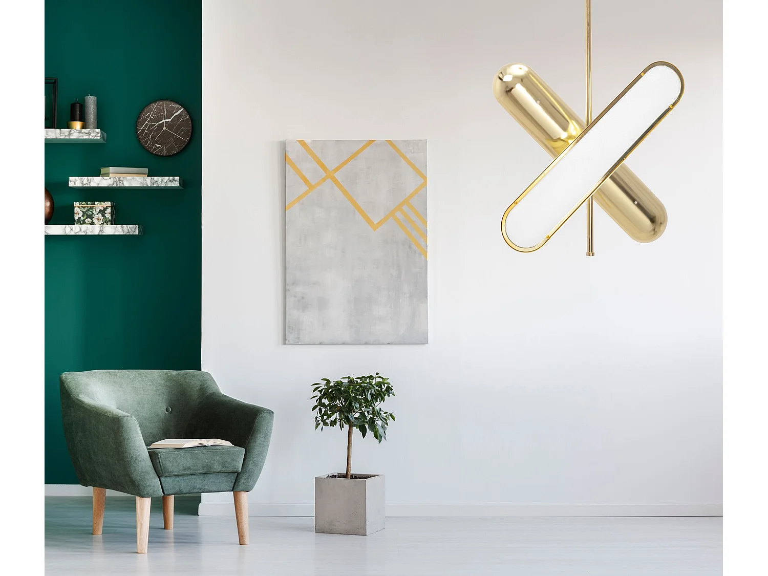 Lámpara Toolight Led App832-Cp Gold