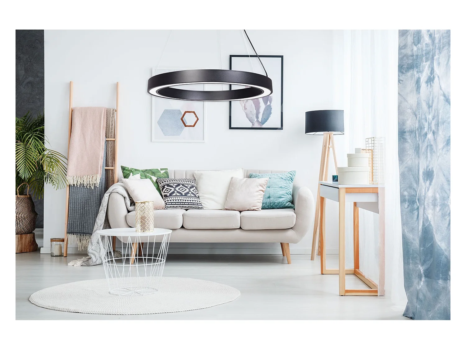 Lampe Suspendue Toolight Led App1282-1Cp Black