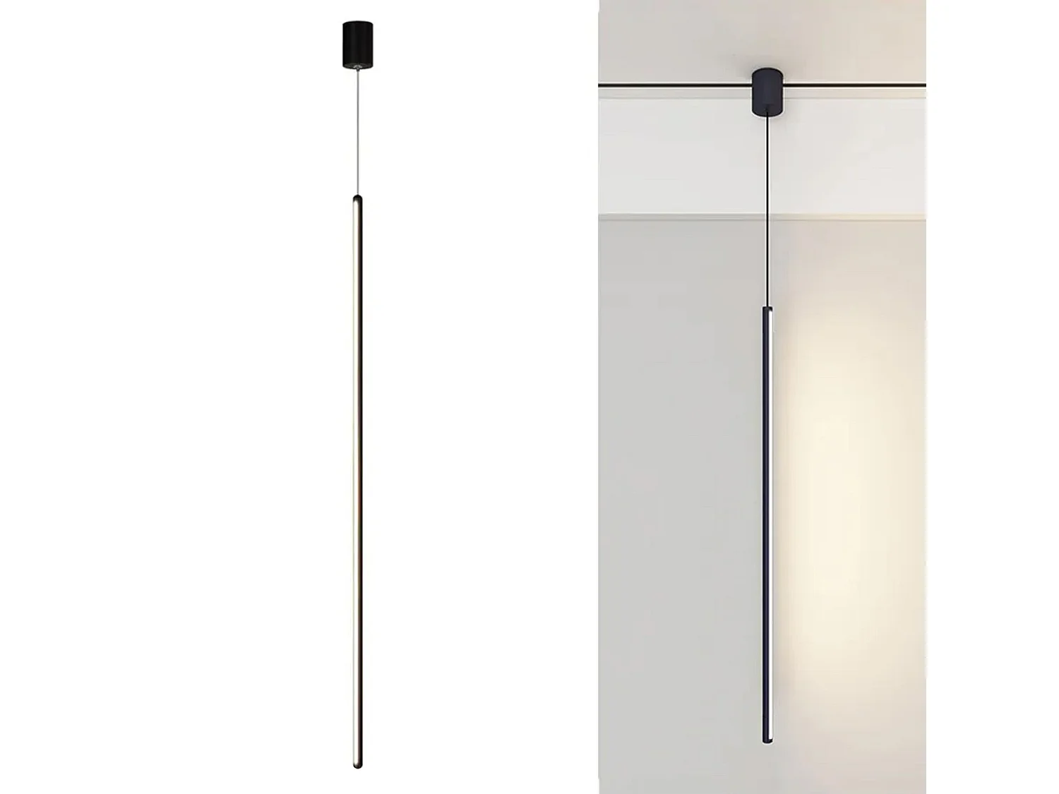 Toolight LED APP1449-C hængelampe sort 100X10X100CM
