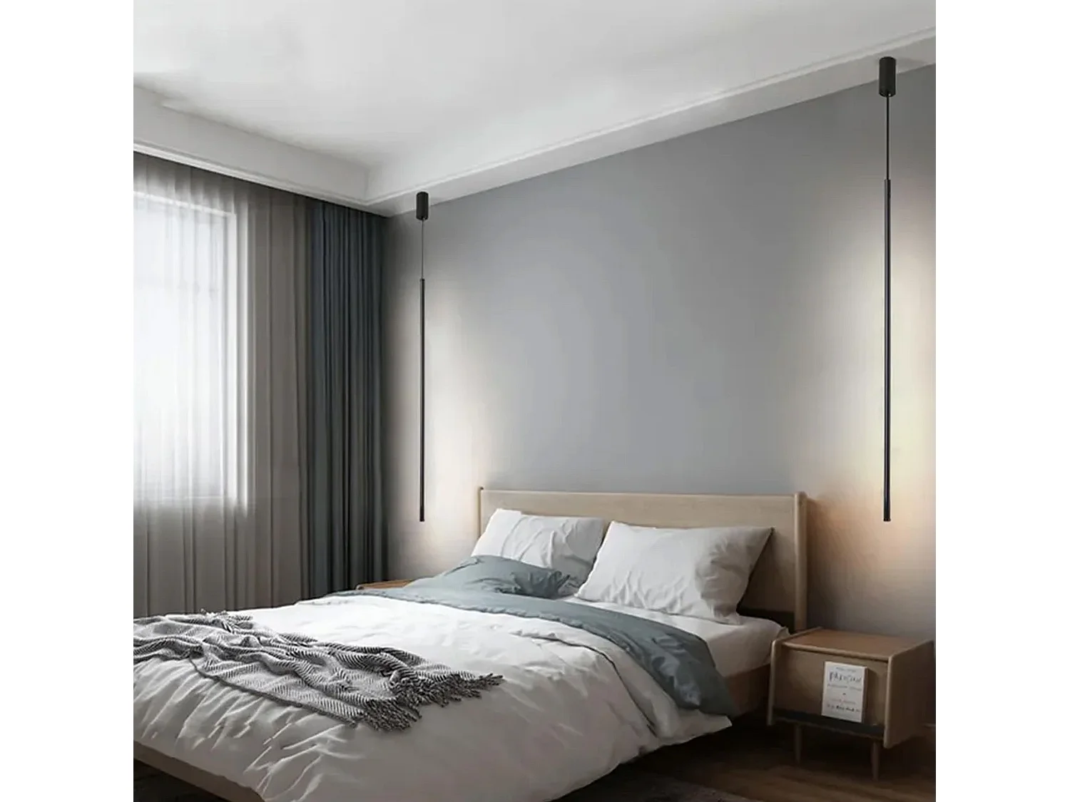 Toolight LED APP1449-C hængelampe sort 100X10X100CM
