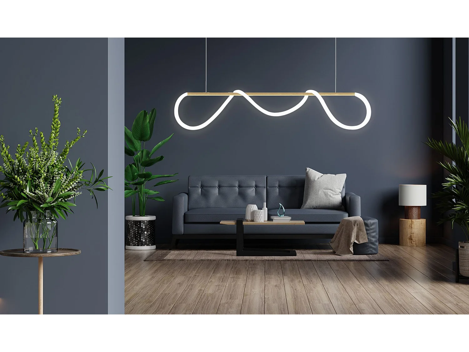 Lampada Toolight Led App854-Cp Long Gold