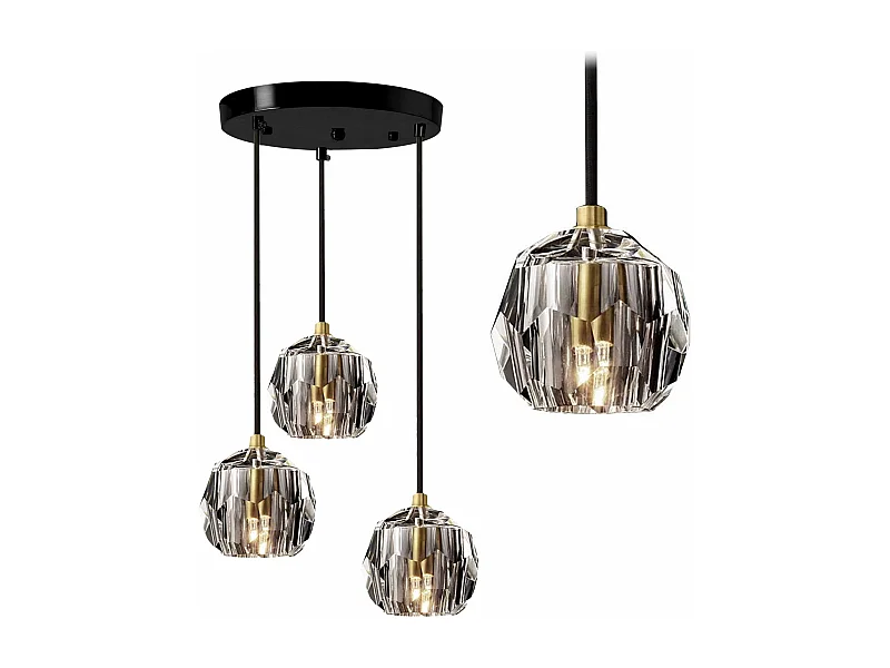 Lampe Suspendue Toolight App588-3Cpr Black