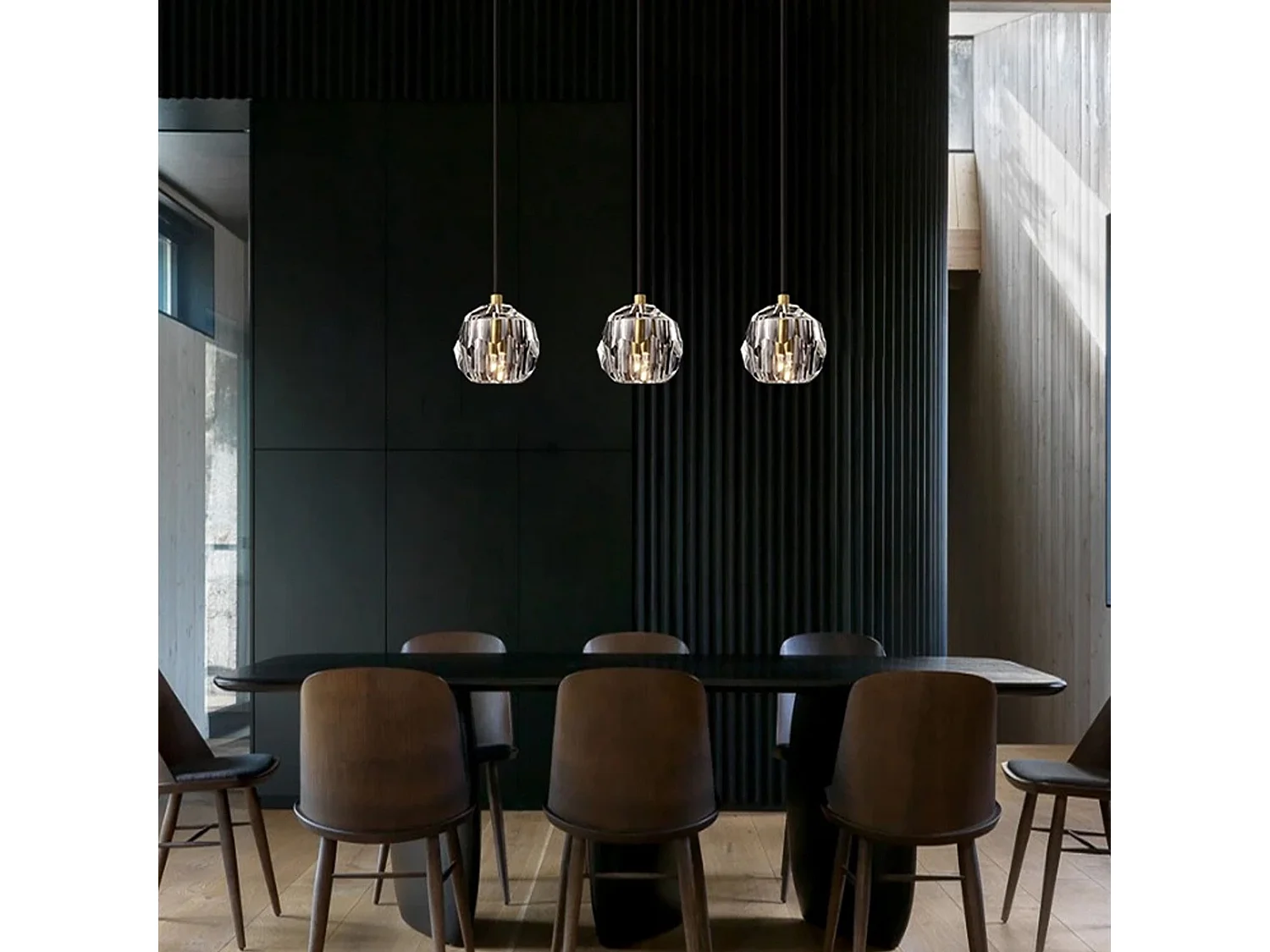 Lampe Suspendue Toolight App588-3Cpr Black