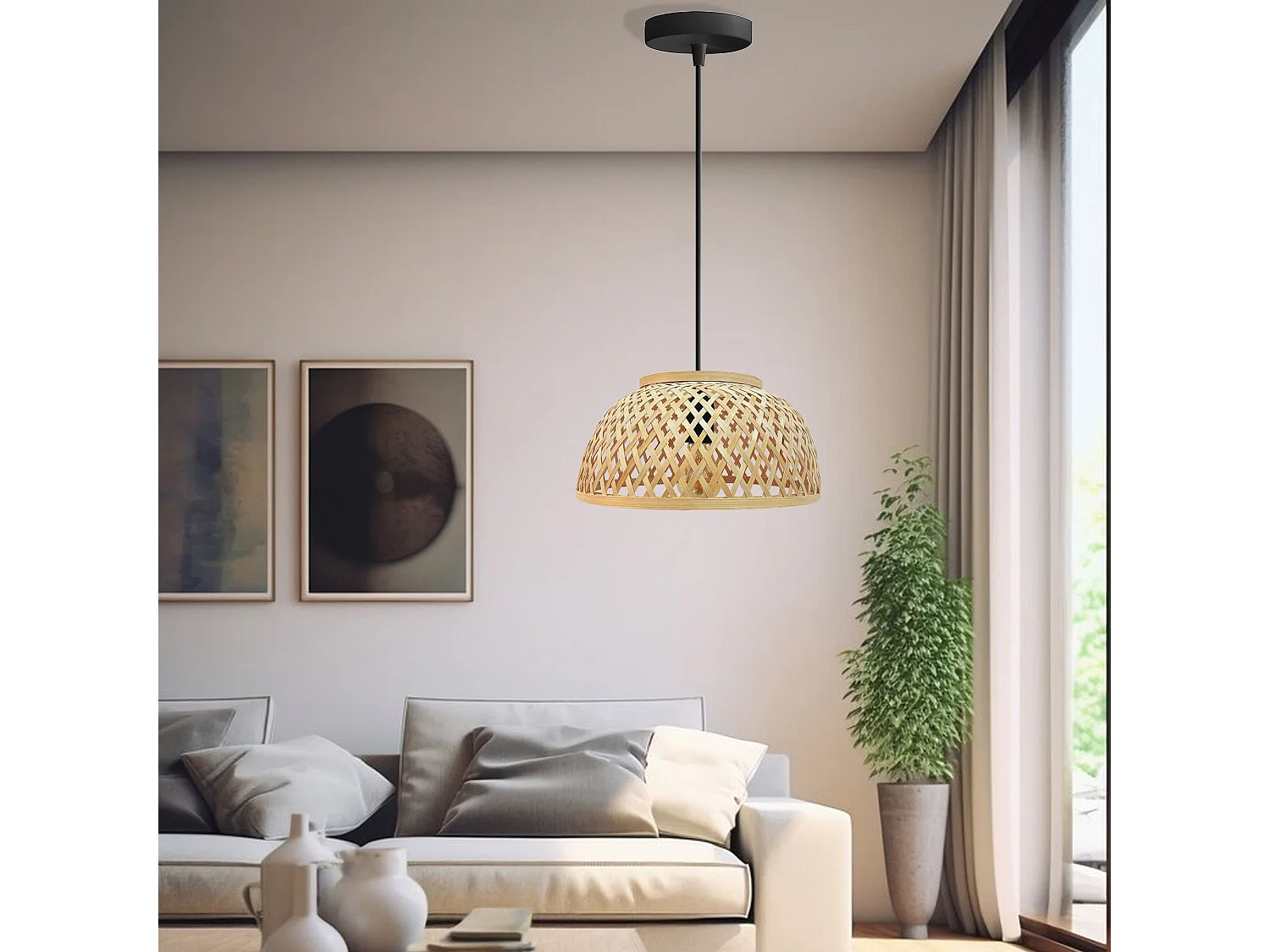 Lampe Suspendue Toolight App1628-1Cp Brown