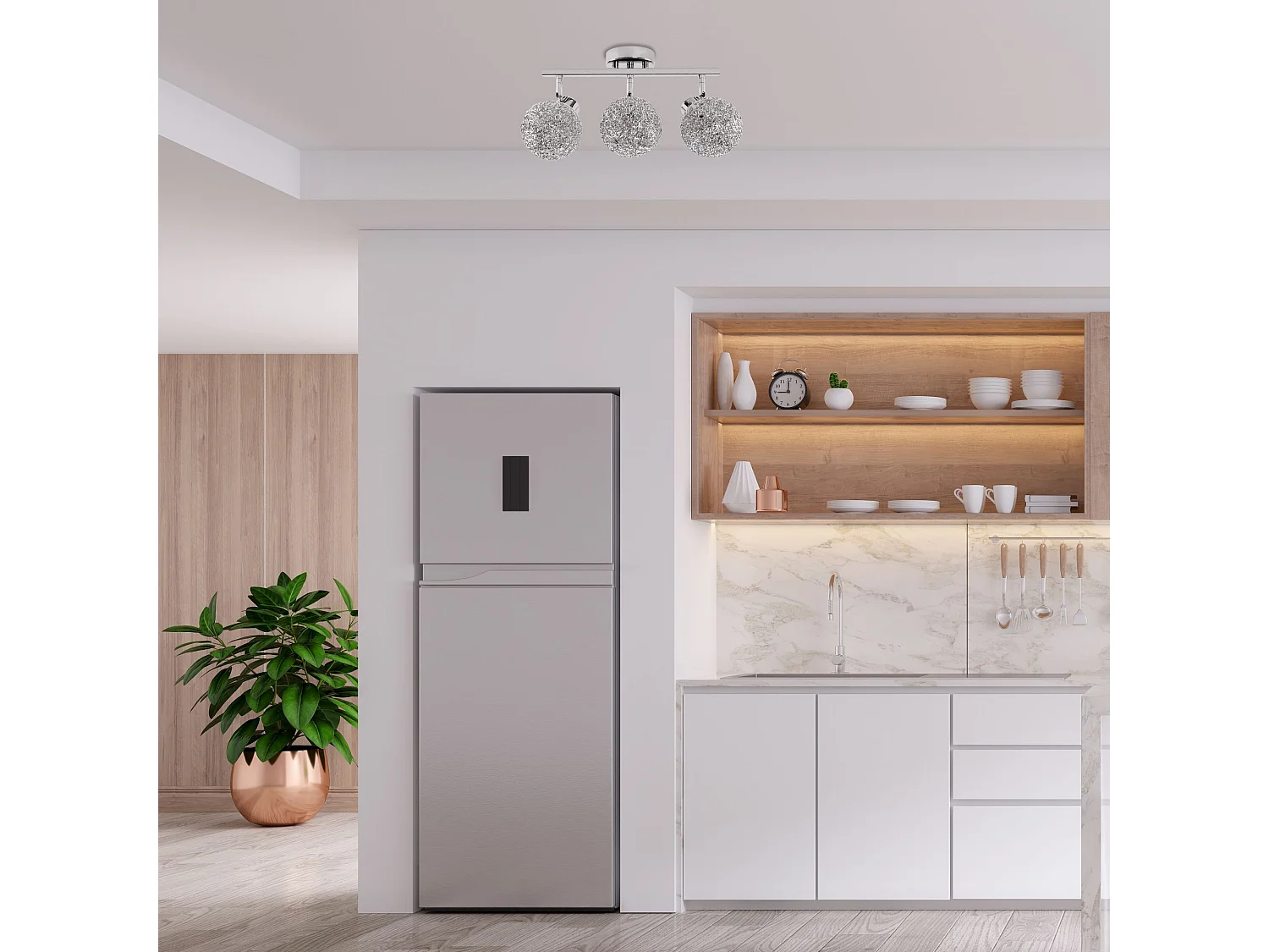 Hanglamp Toolight App672-3C Grey