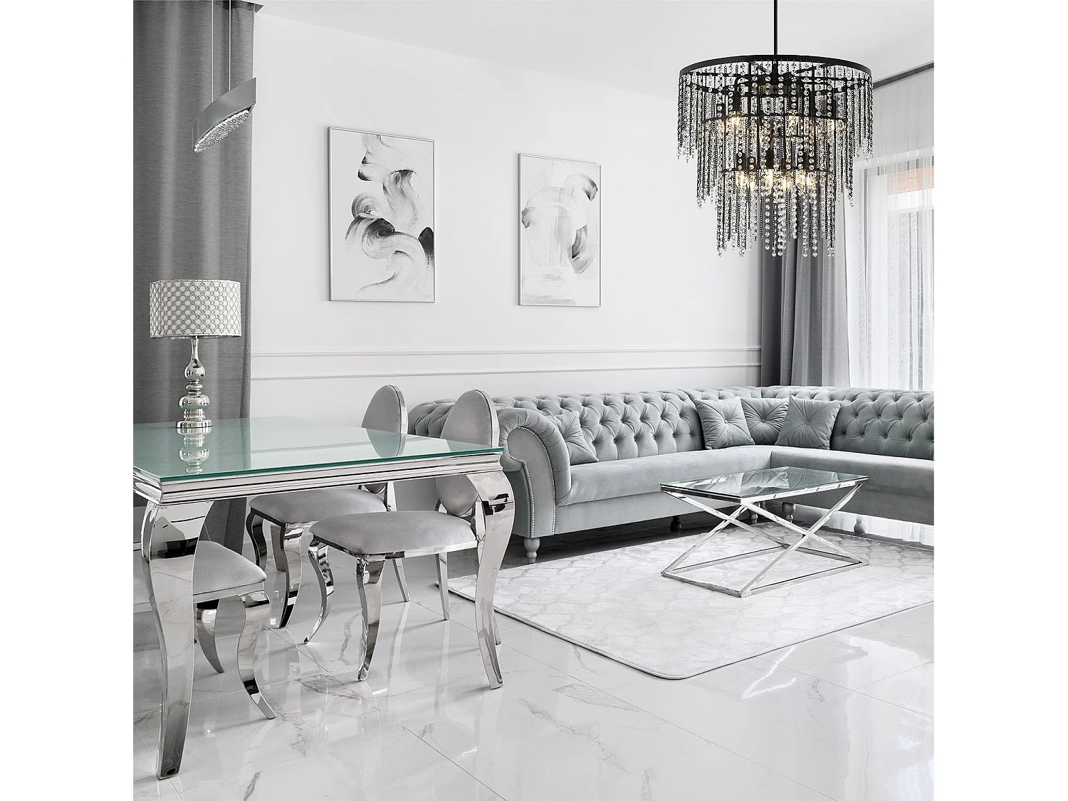 Lampe Suspendue Toolight App1314-Cp Black