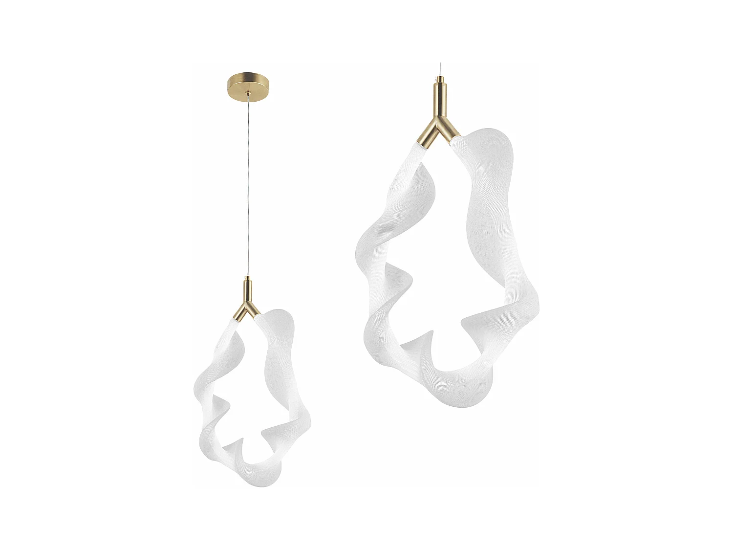 Lampe Suspendue Toolight Led G013-1Cp White Gold