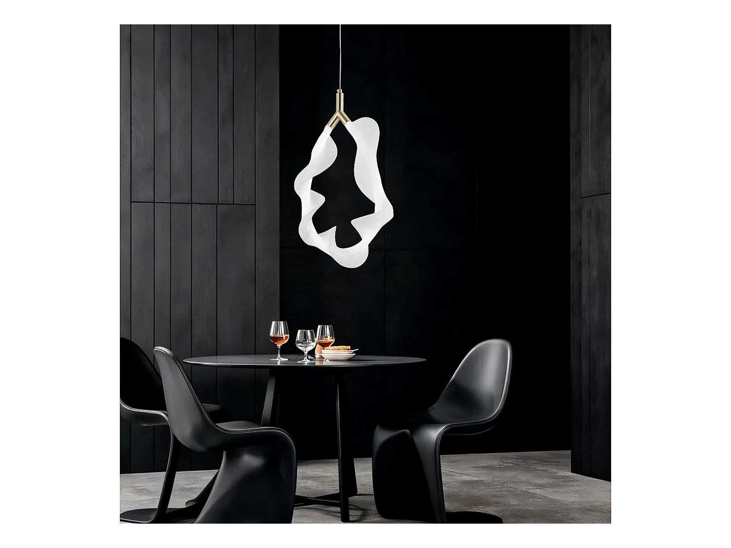 Lampe Suspendue Toolight Led G013-1Cp White Gold