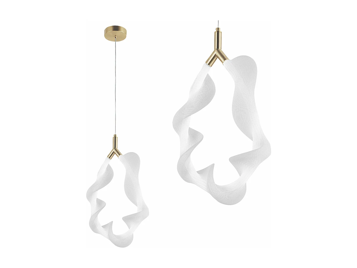 Hanglamp Toolight Led G013-1Cp White Gold