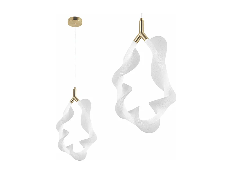 Hanglamp Toolight Led G013-1Cp White Gold