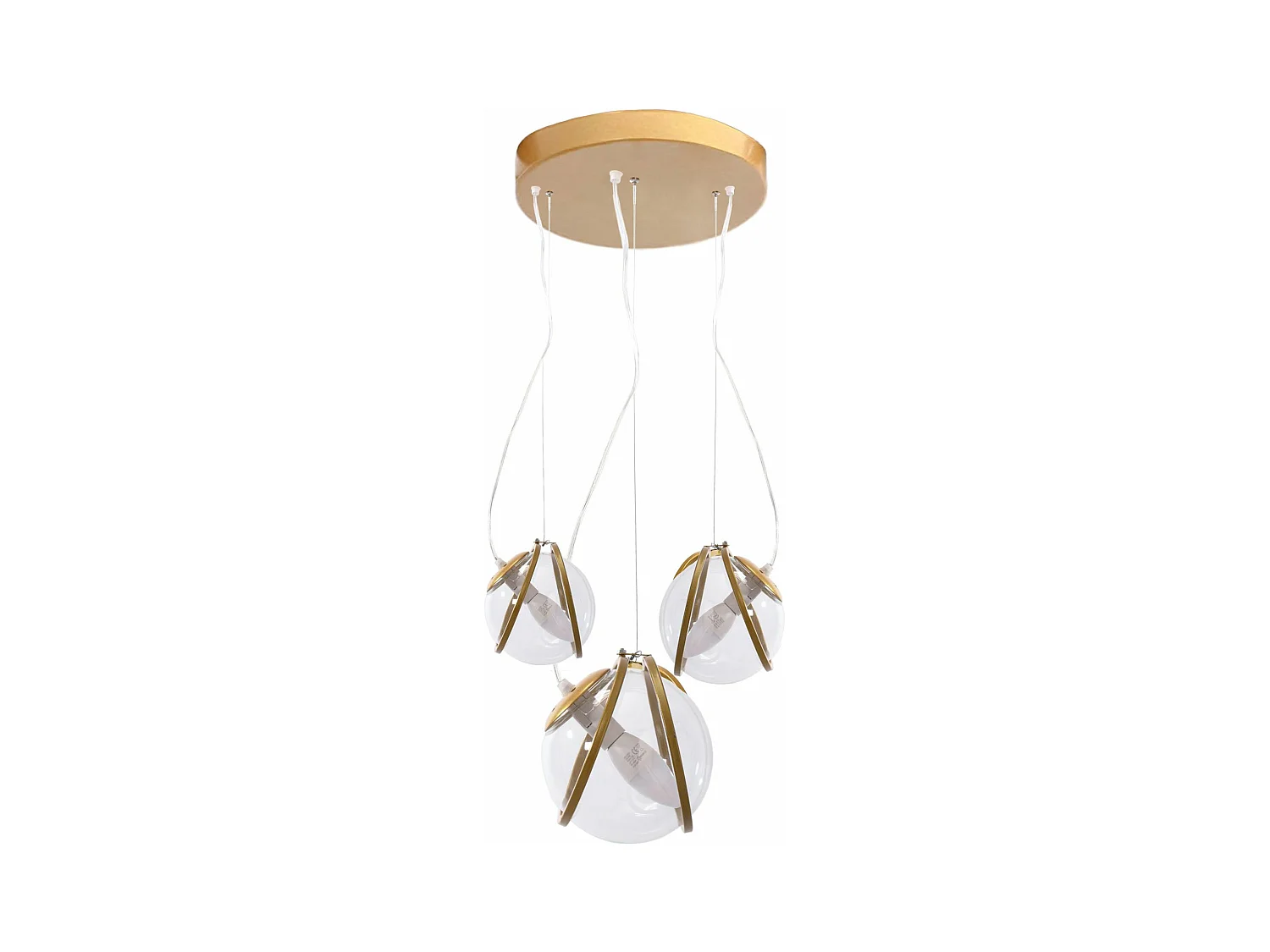 Lampe Suspendue Toolight App1091-3Cp Gold