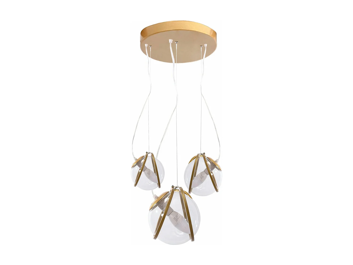 Lampe Suspendue Toolight App1091-3Cp Gold