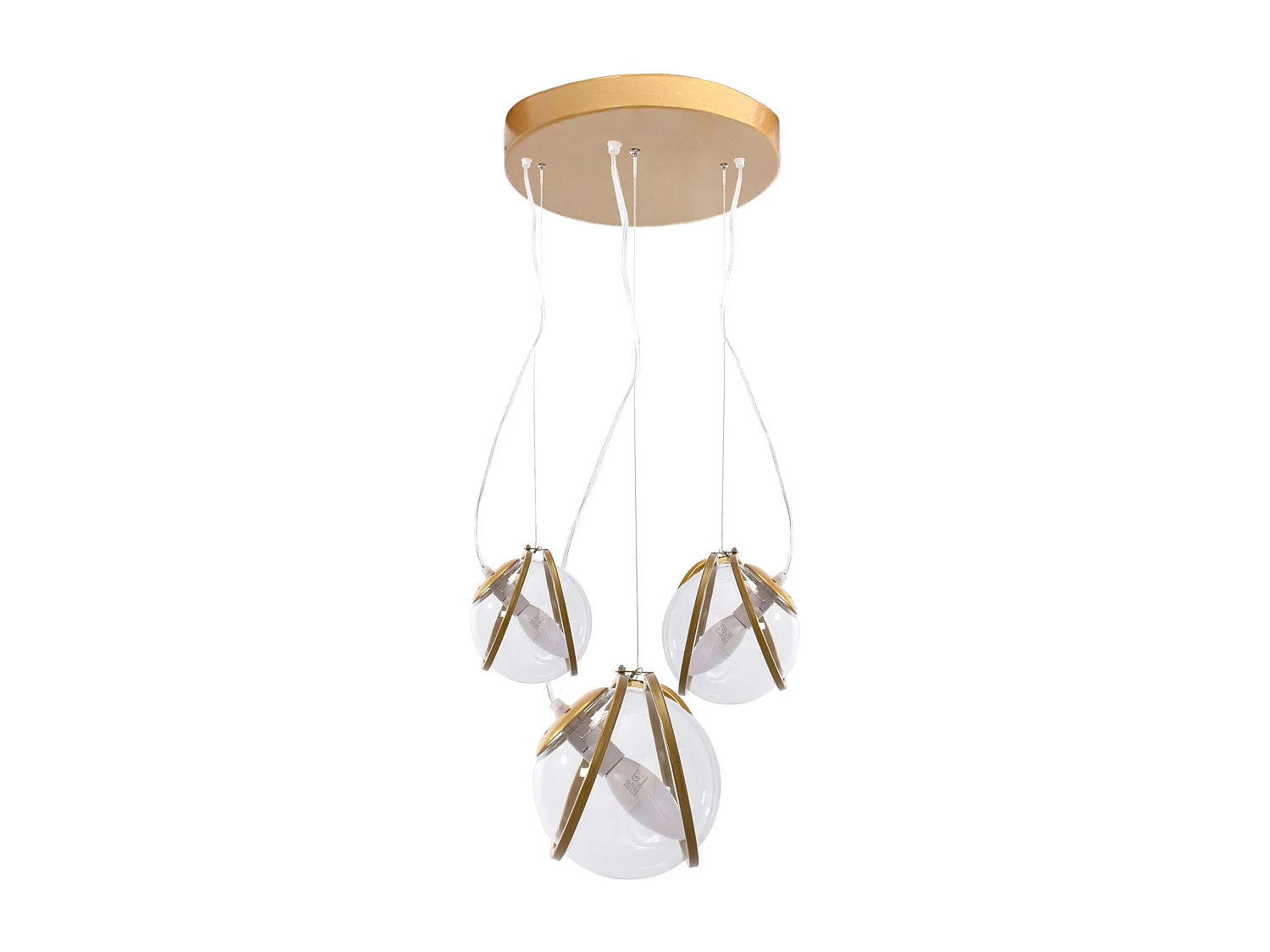 Lampe Suspendue Toolight App1091-3Cp Gold