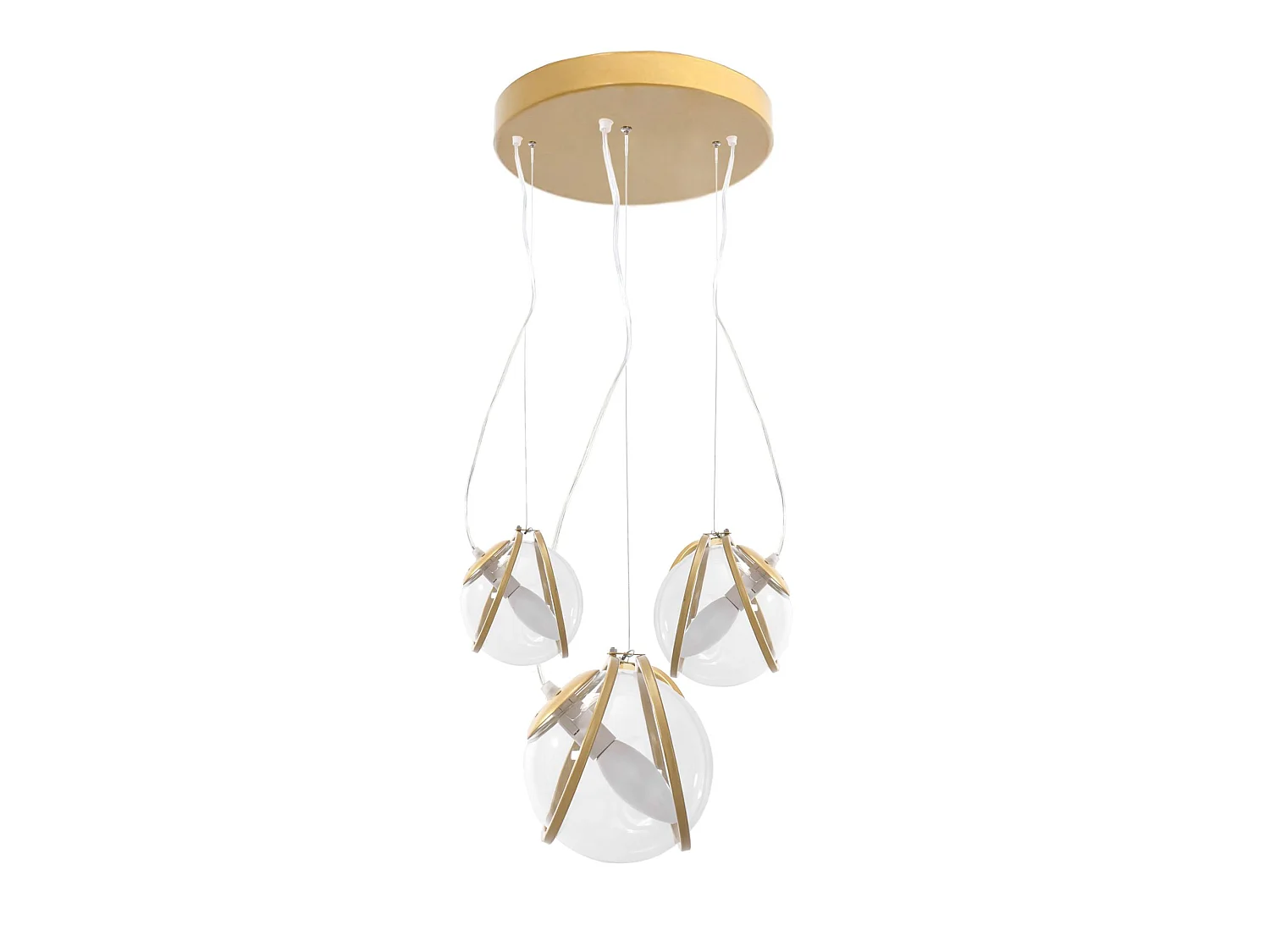 Toolight APP1091-3CP hængelampe guld 23X14X16CM