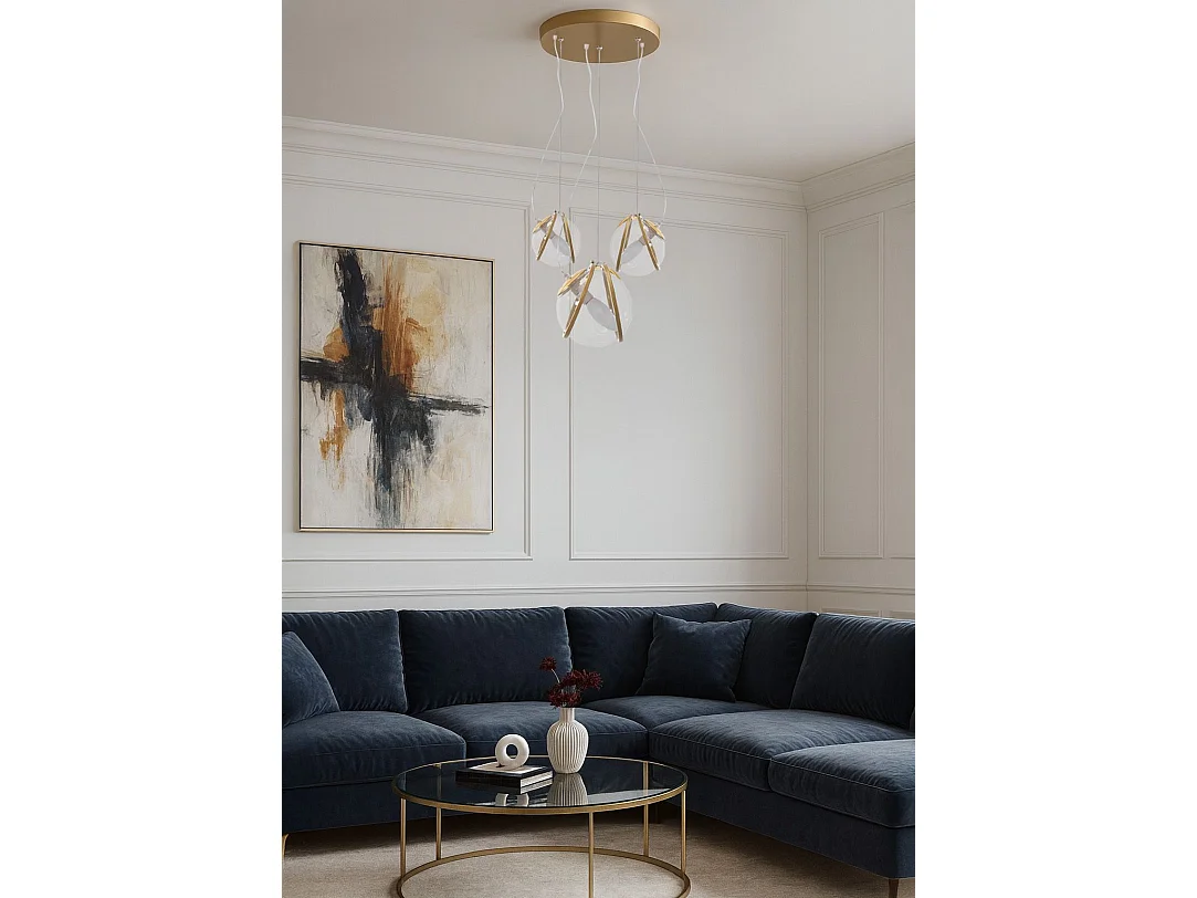 Toolight APP1091-3CP hængelampe guld 23X14X16CM