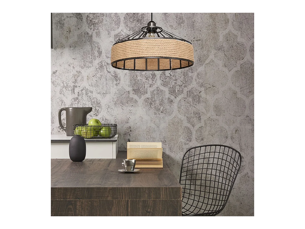 Lampe Suspendue Toolight App1317-1Cp Boho Beige
