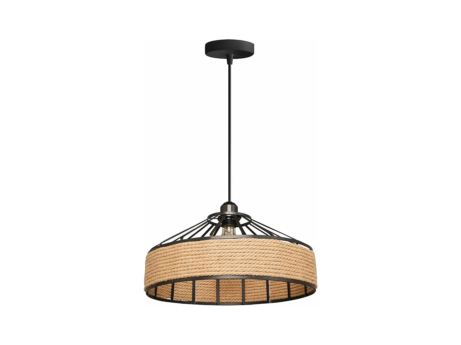 Lampe Suspendue Toolight App1317-1Cp Boho Beige