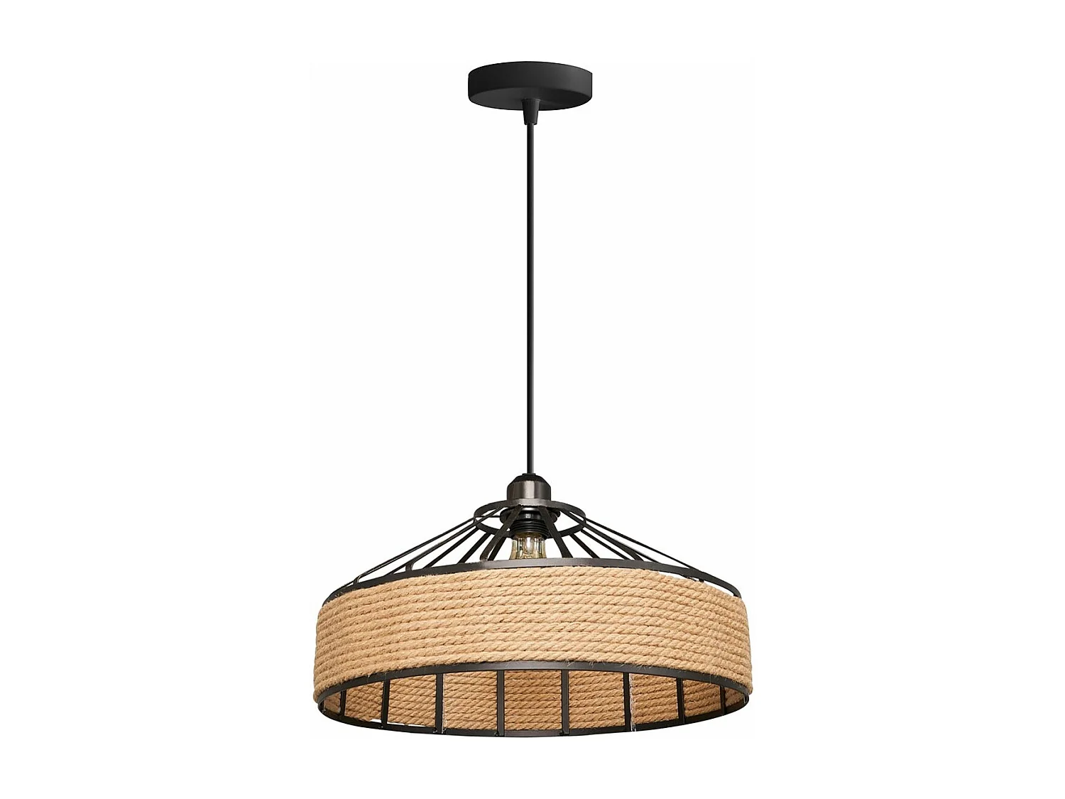 Lampe Suspendue Toolight App1317-1Cp Boho Beige