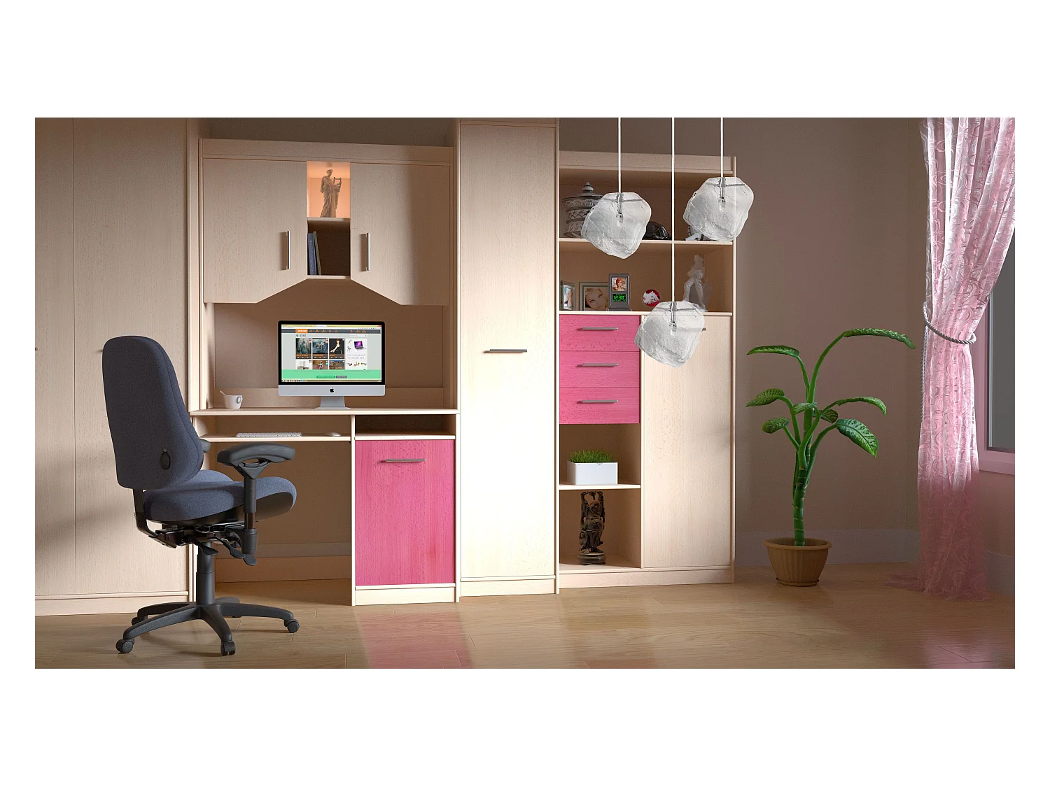 Hängelampe Toolight App320-3Cp Grey