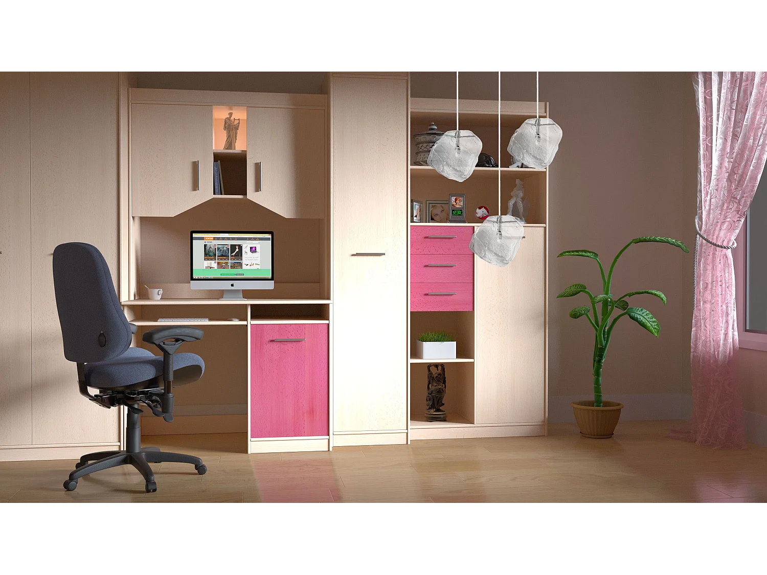 Lampe Suspendue Toolight App320-3Cp Grey