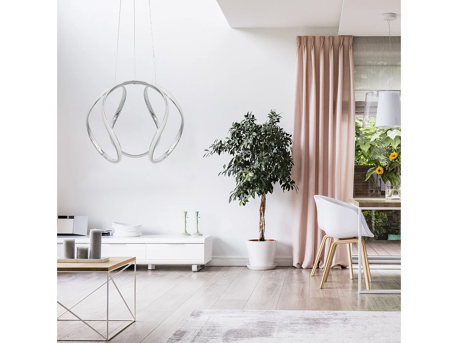 Lampe Suspendue Toolight App385-Cp Chrome