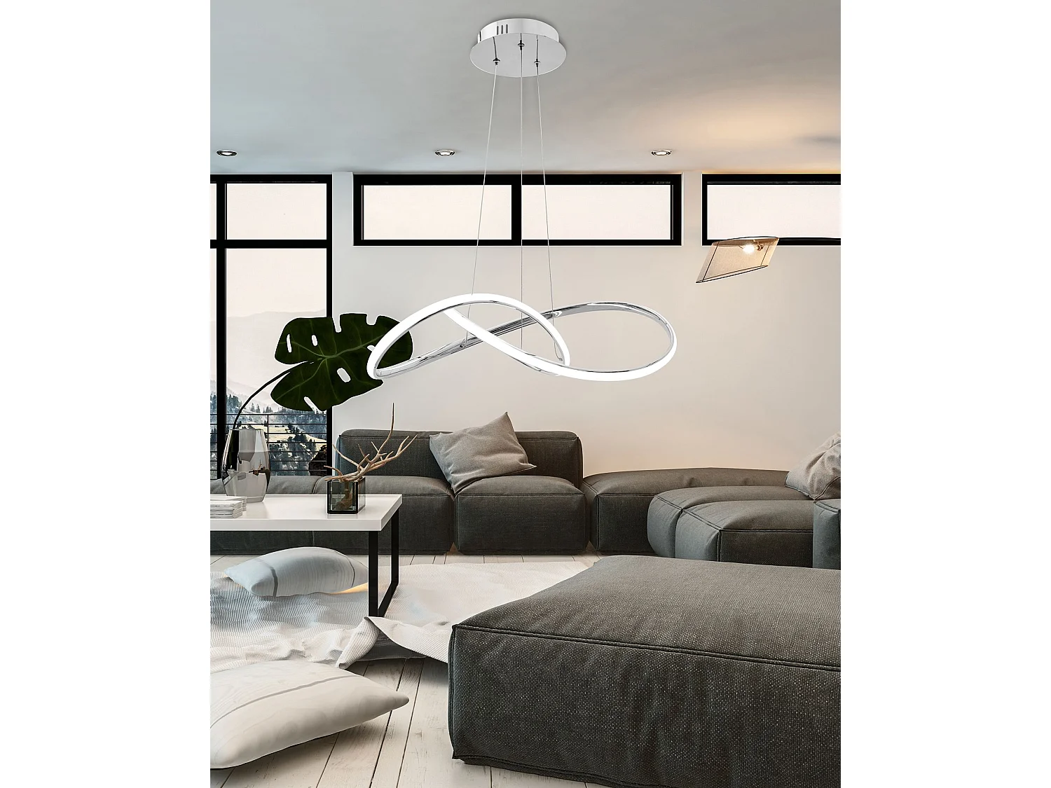 Lampe Suspendue Toolight App393-Cp Chrome