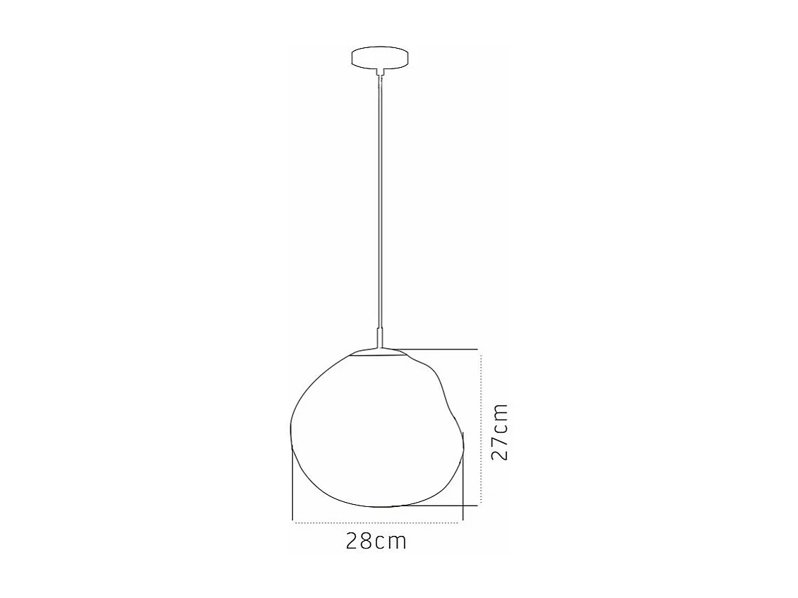 Lampe Suspendue Toolight App331-1Cp Gold