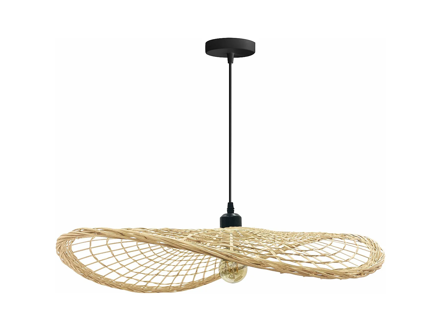 Lampe Suspendue Toolight App1541-1Cp Boho Brown