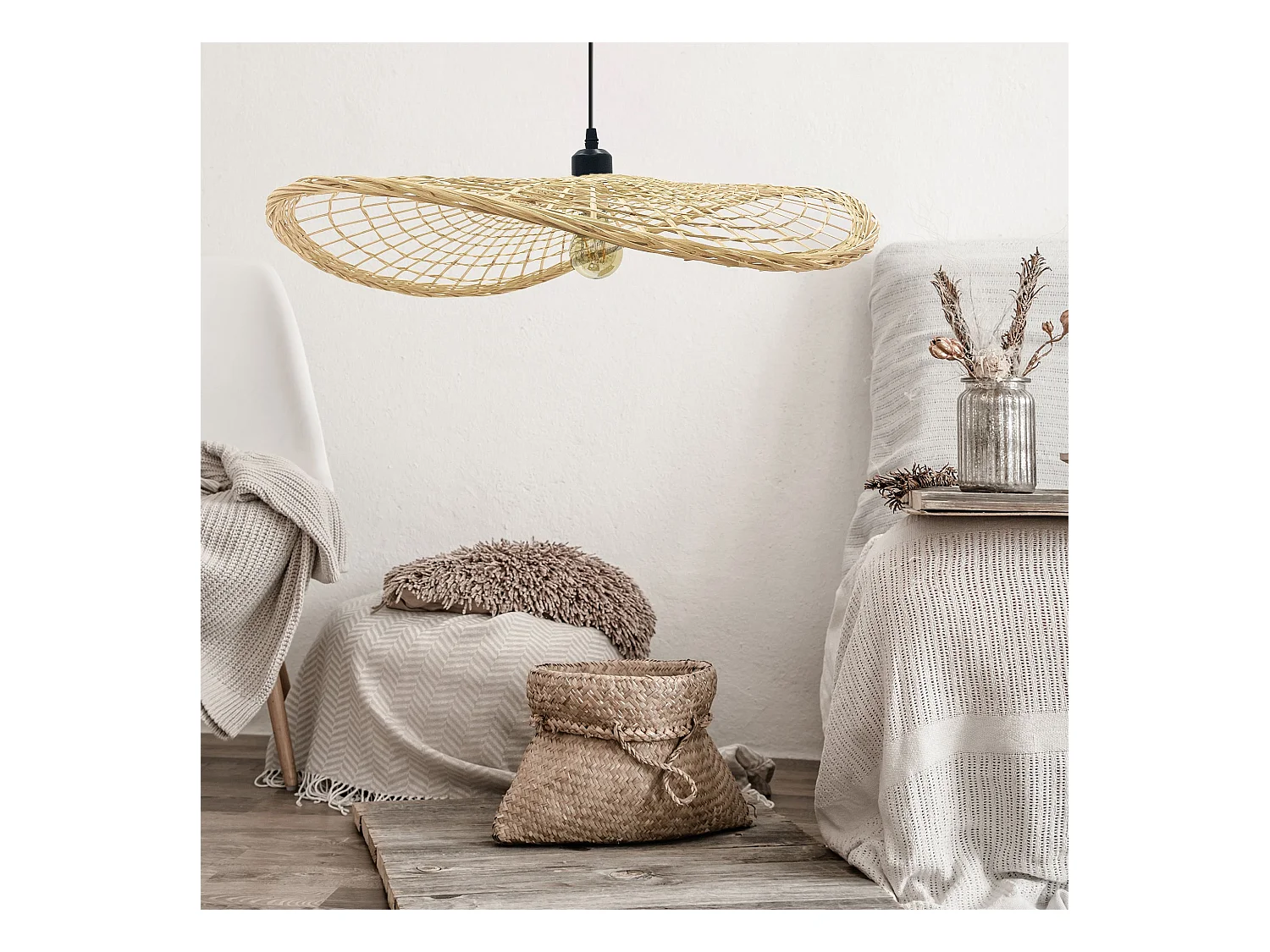 Lampe Suspendue Toolight App1541-1Cp Boho Brown