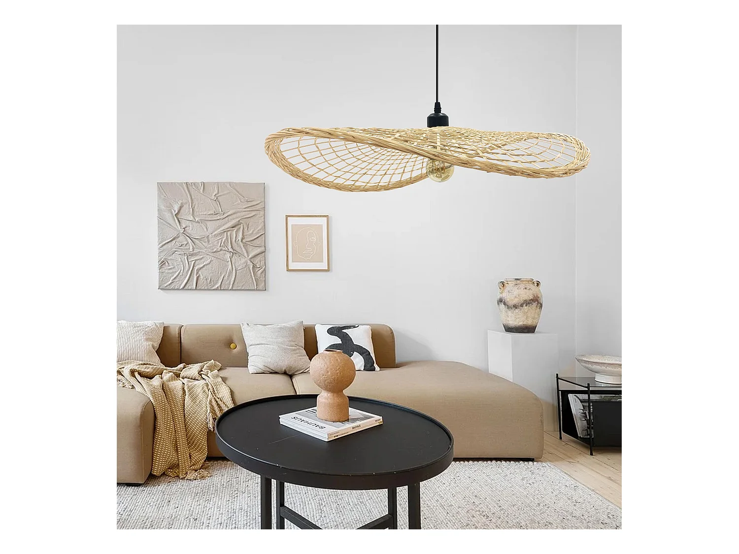 Lampe Suspendue Toolight App1541-1Cp Boho Brown