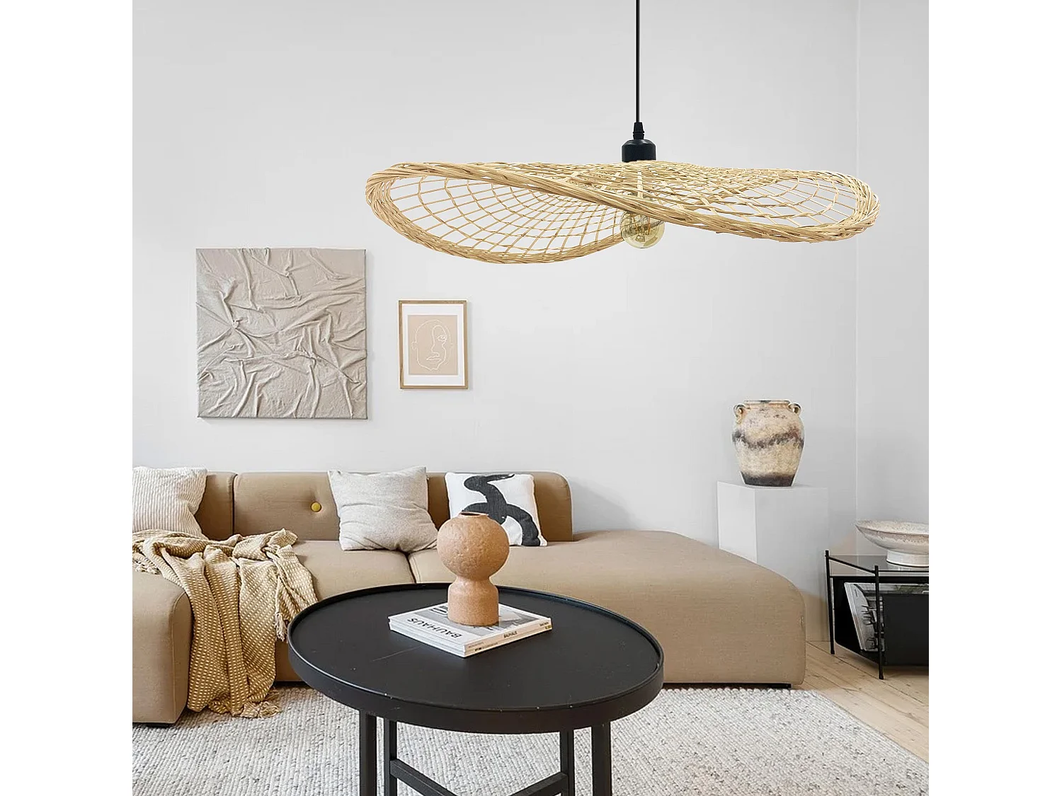 Lampe Suspendue Toolight App1541-1Cp Boho Brown