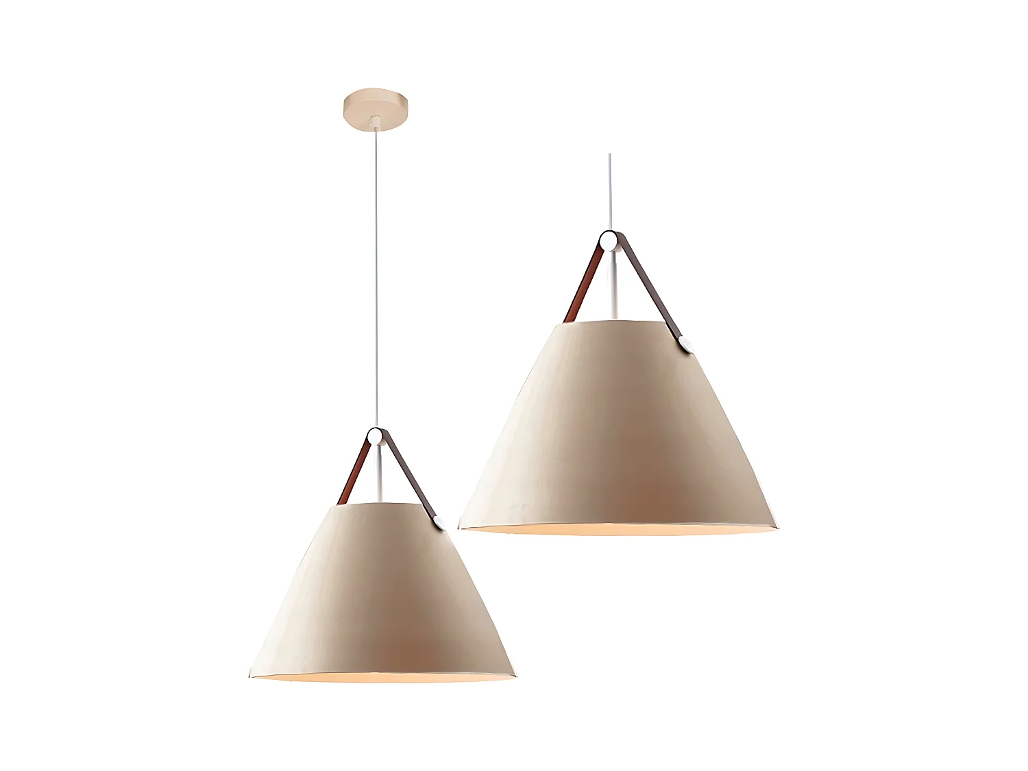 Lampe Suspendue Toolight App159-1Cp Buffo Beige