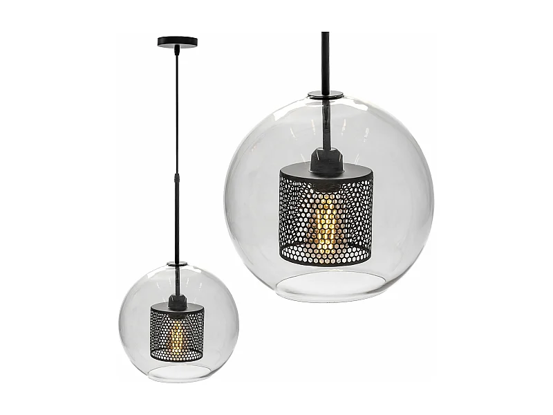 Lampada Toolight App558-1Cp 25Cm Black