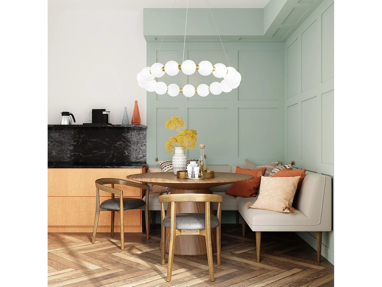 Lampe Suspendue Toolight Led G025-Cp Gold