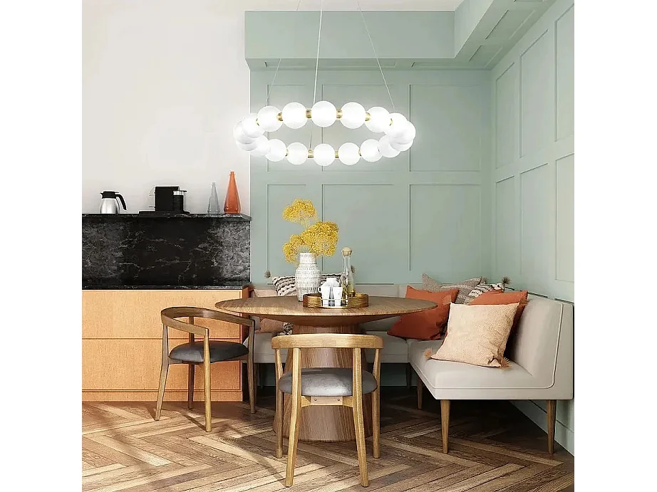 Hanglamp Toolight Led G025-Cp Goud 58X58X90Cm