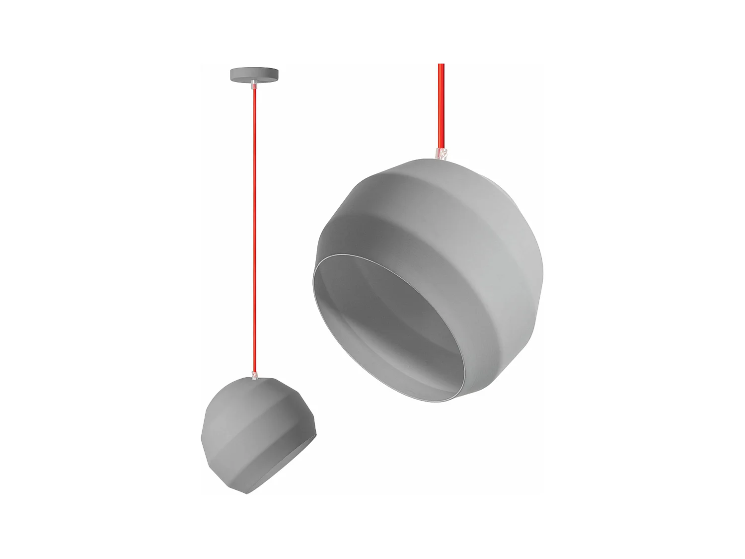 Lampe Suspendue Toolight App382-1Cp Grey