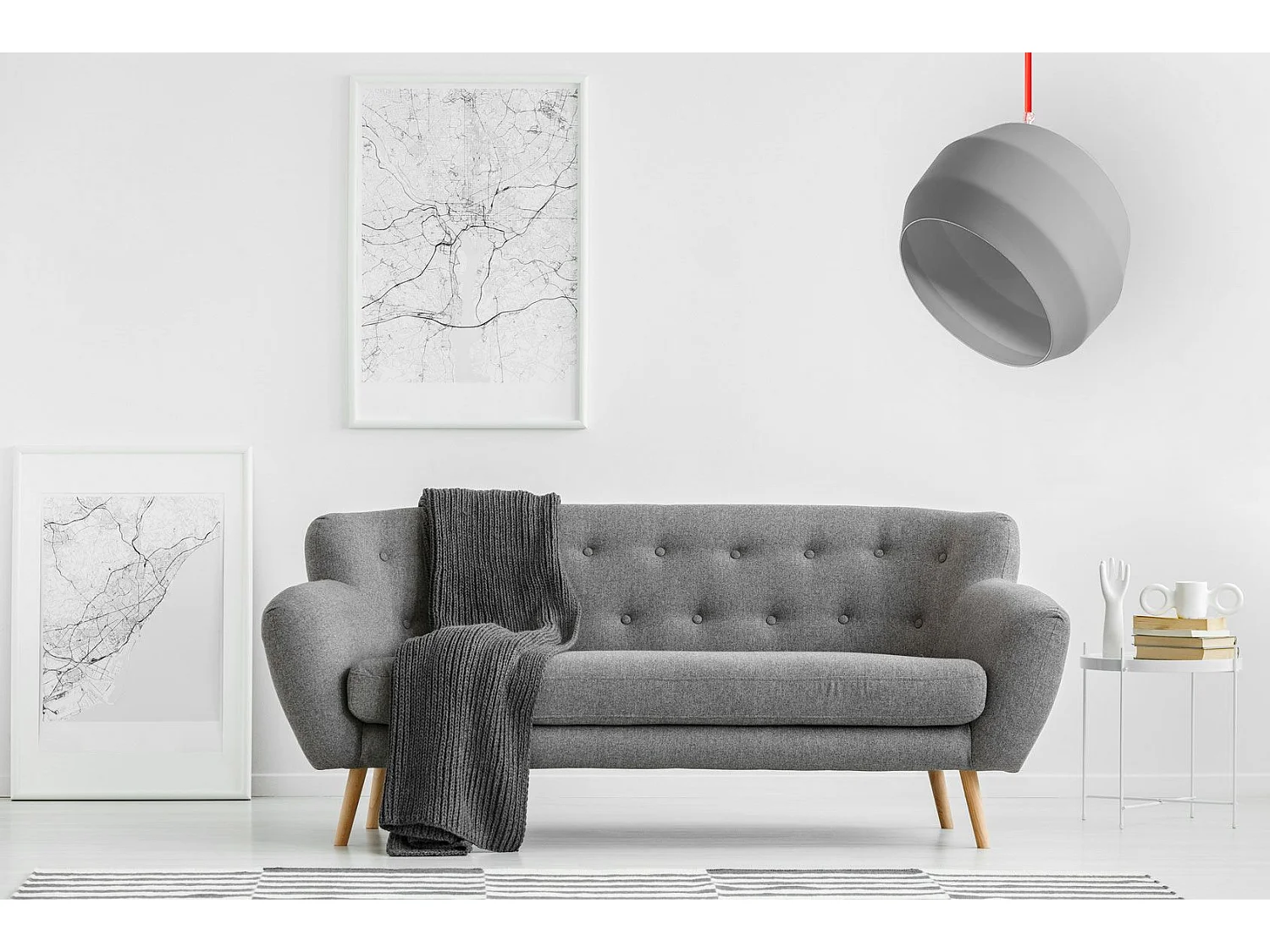 Lampe Suspendue Toolight App382-1Cp Grey