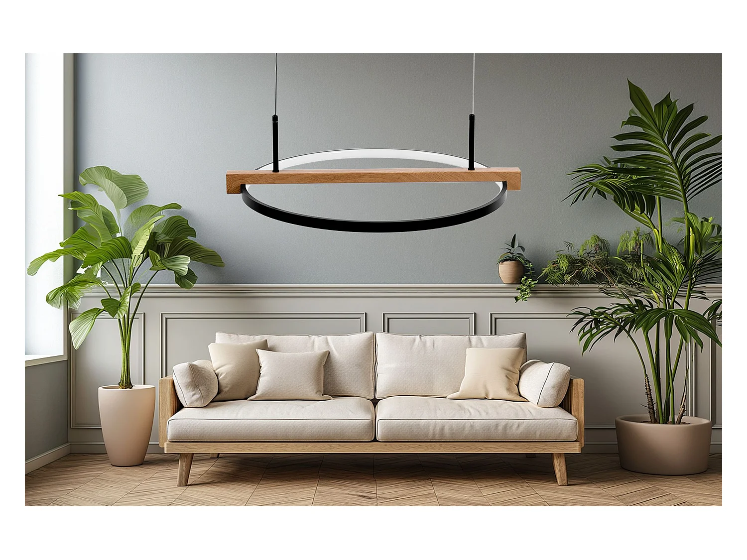 Hängelampe Toolight Led App1530-Cp Black