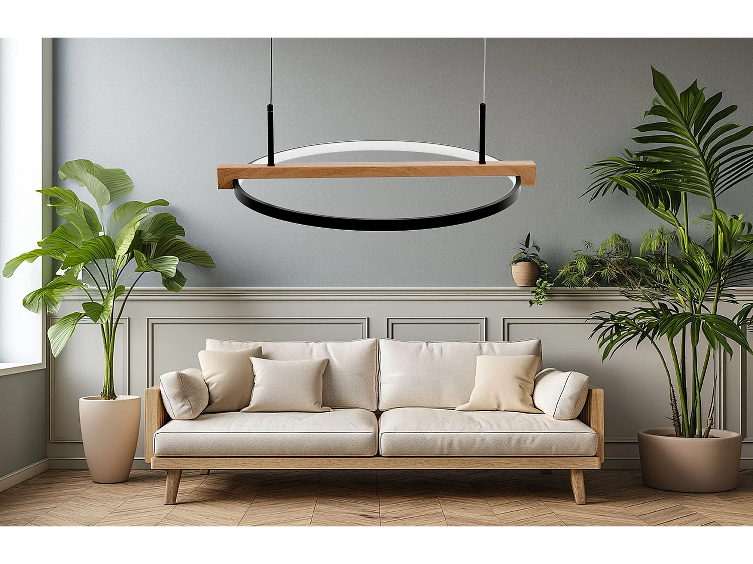 Lampe Suspendue Toolight Led App1530-Cp Black