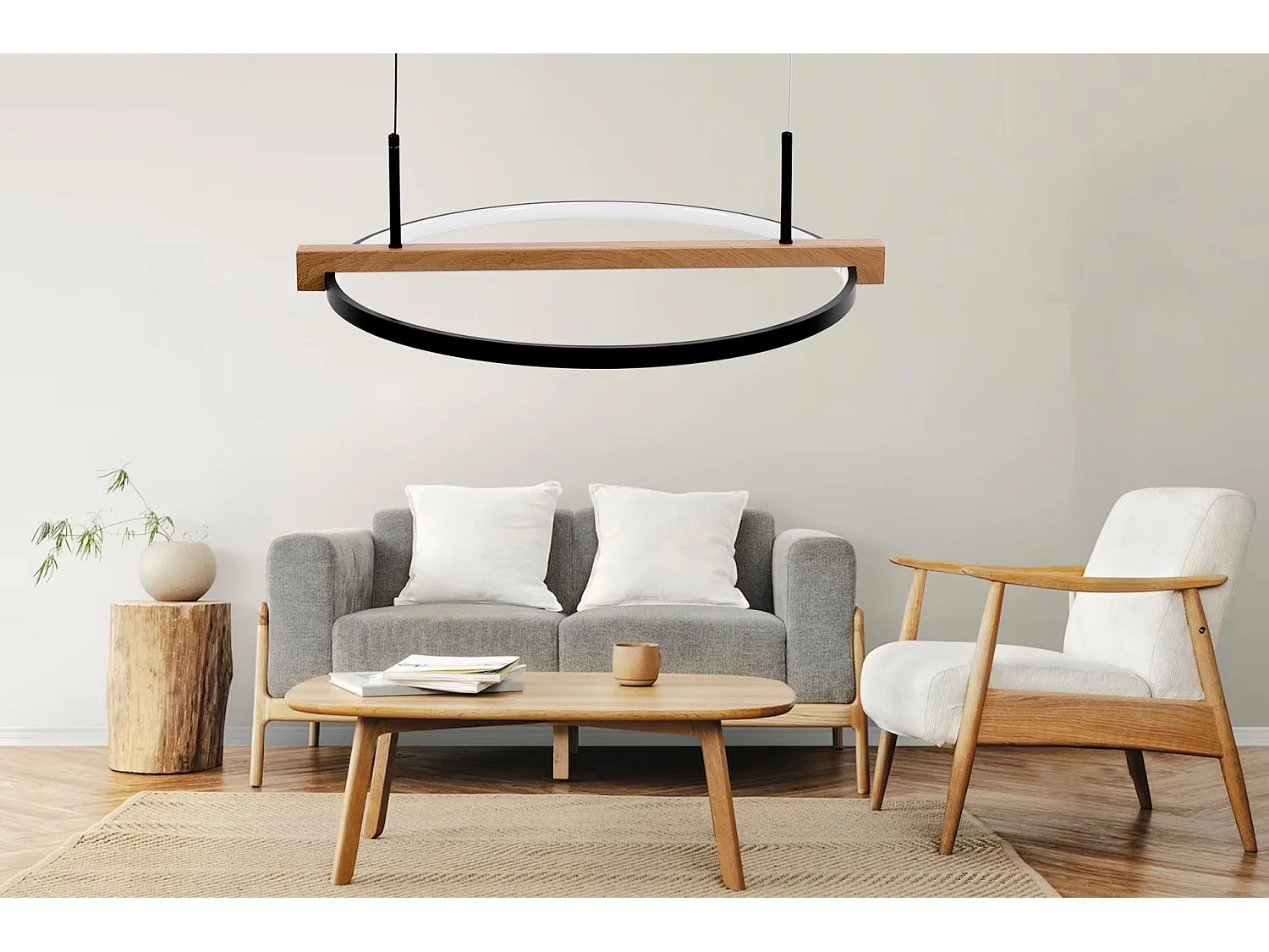 Lampe Suspendue Toolight Led App1530-Cp Black