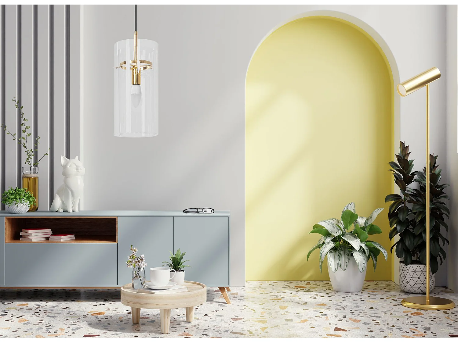 Lampe Suspendue Toolight App1212-1Cp Gold