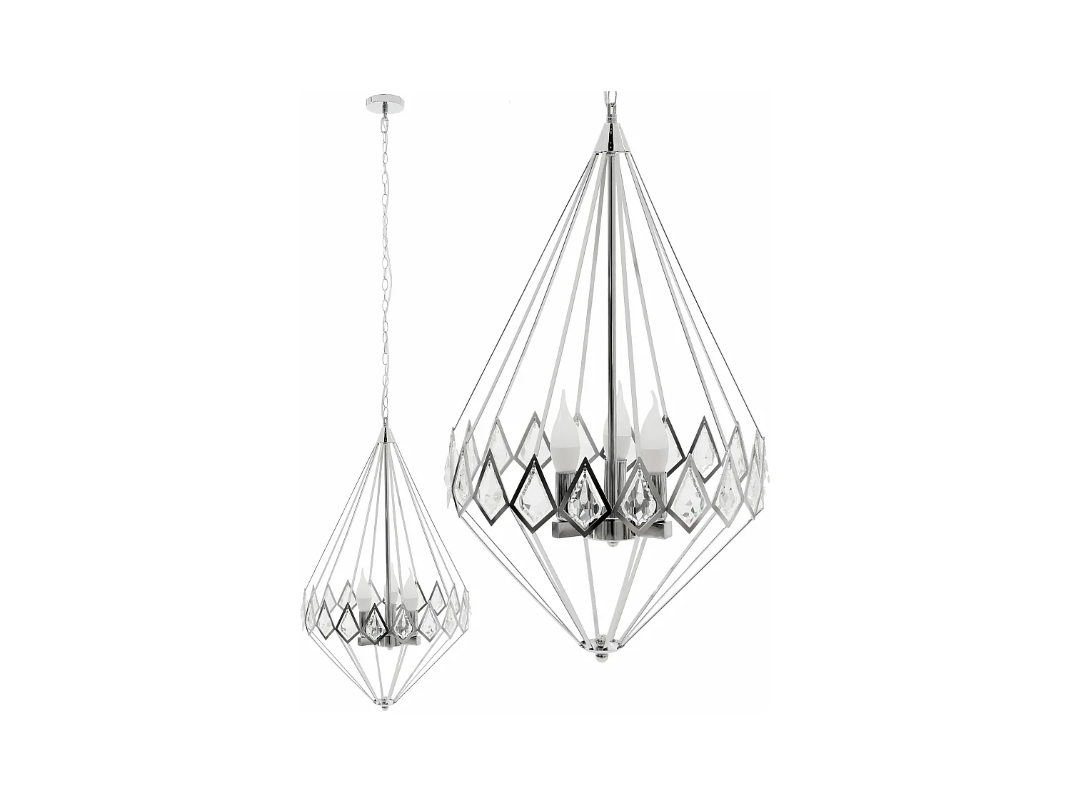 Lampe Suspendue Toolight App767-3Cp Grey