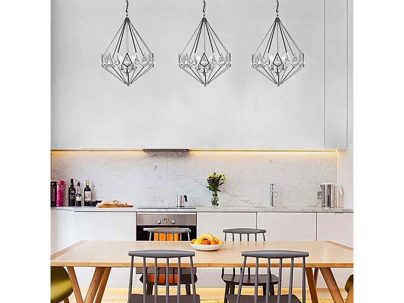 Lampe Suspendue Toolight App767-3Cp Grey