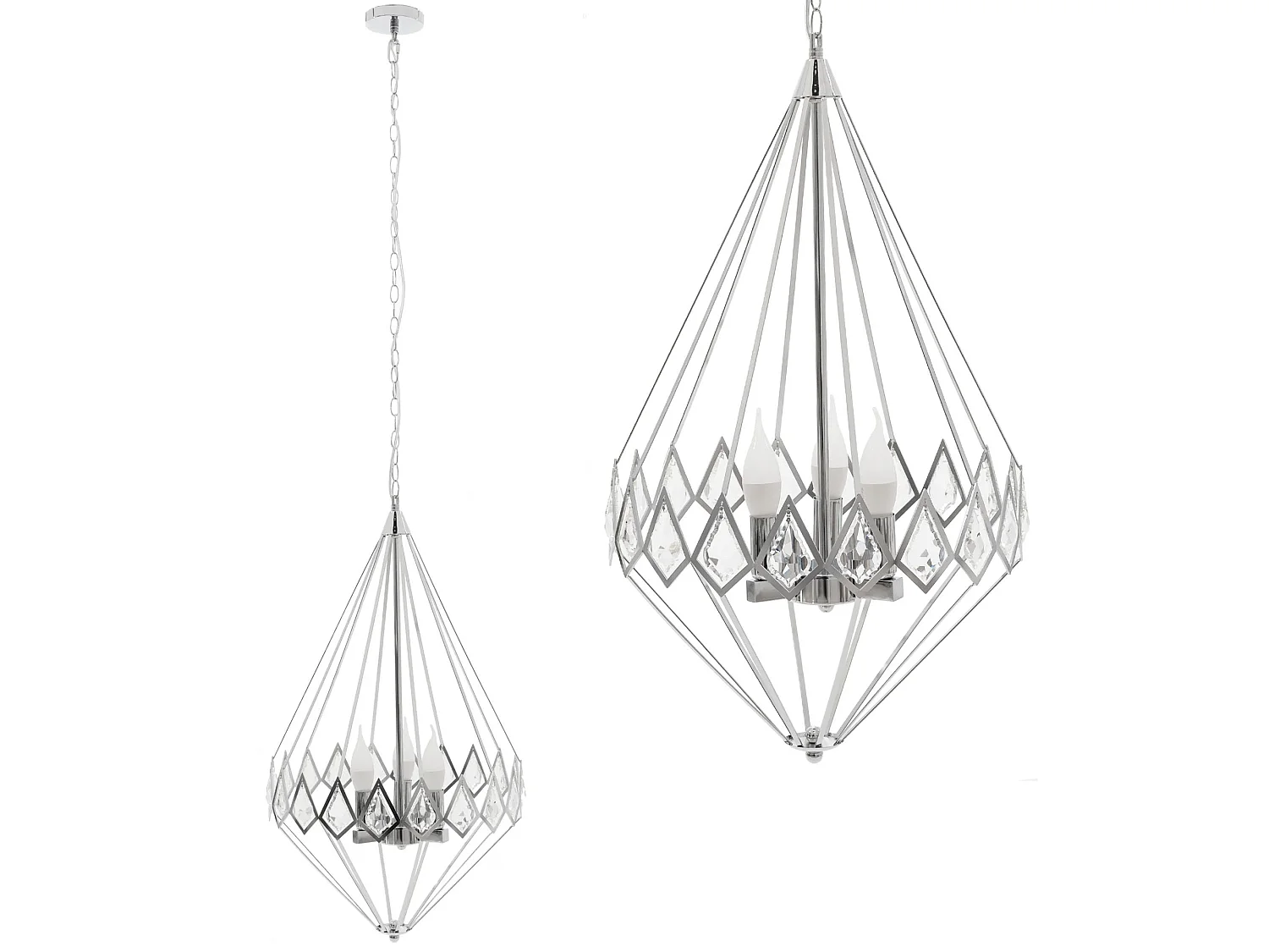 Lampada Toolight App767-3Cp Grey