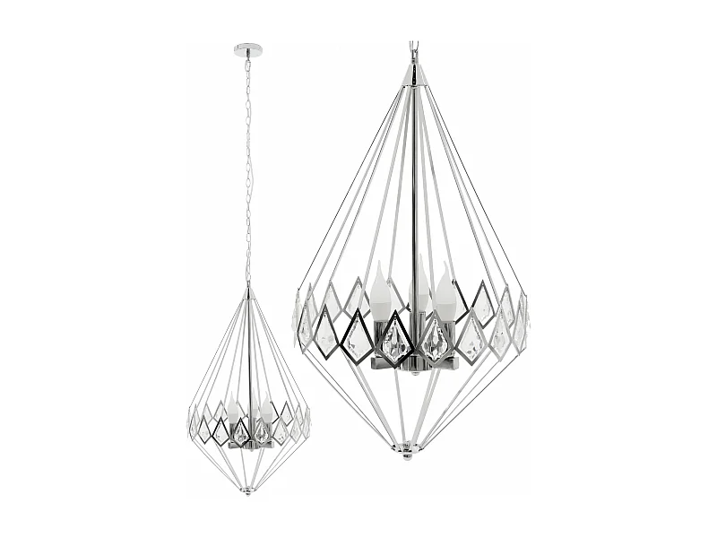 Candeeiro Suspenso Toolight App767-3Cp Grey