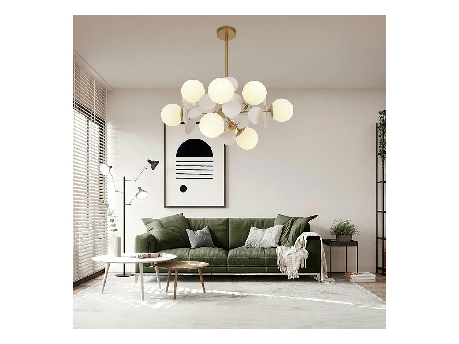 Lampe Suspendue Toolight App1565-12 Gold