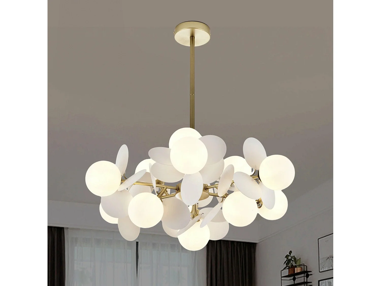 Hängelampe Toolight App1565-12 Gold