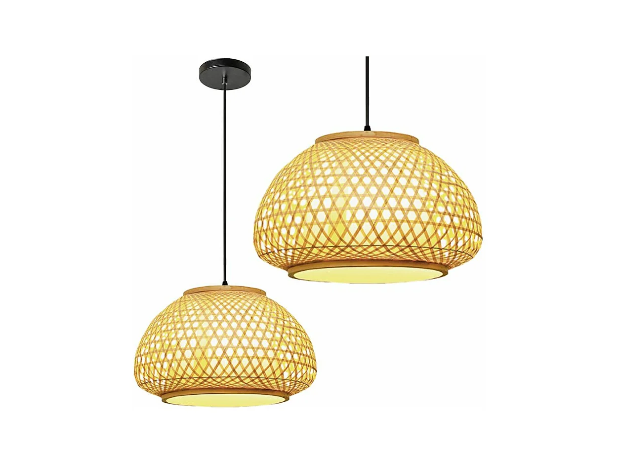 Lampe Suspendue Toolight App1649-1Cp Boho 48Cm Beige