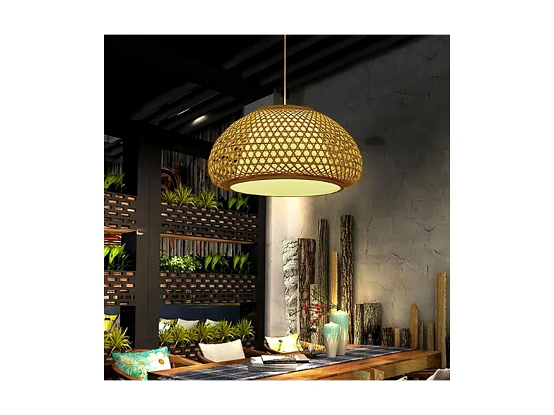 Lampe Suspendue Toolight App1649-1Cp Boho 48Cm Beige