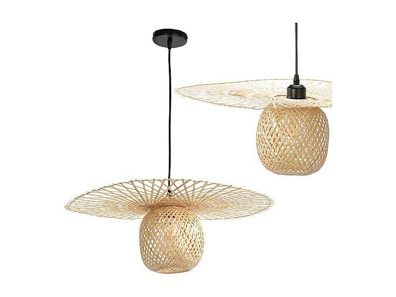 Lampe Suspendue Toolight App881-1Cp Natural Black